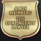 Amos is the contingency Lawyer (badge)
